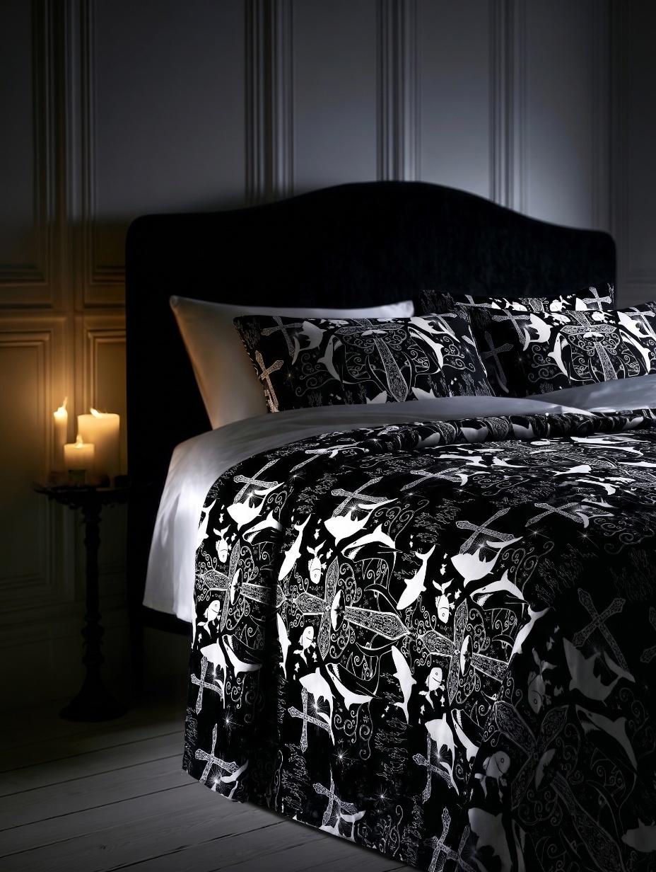 Shark Black Bedding Set