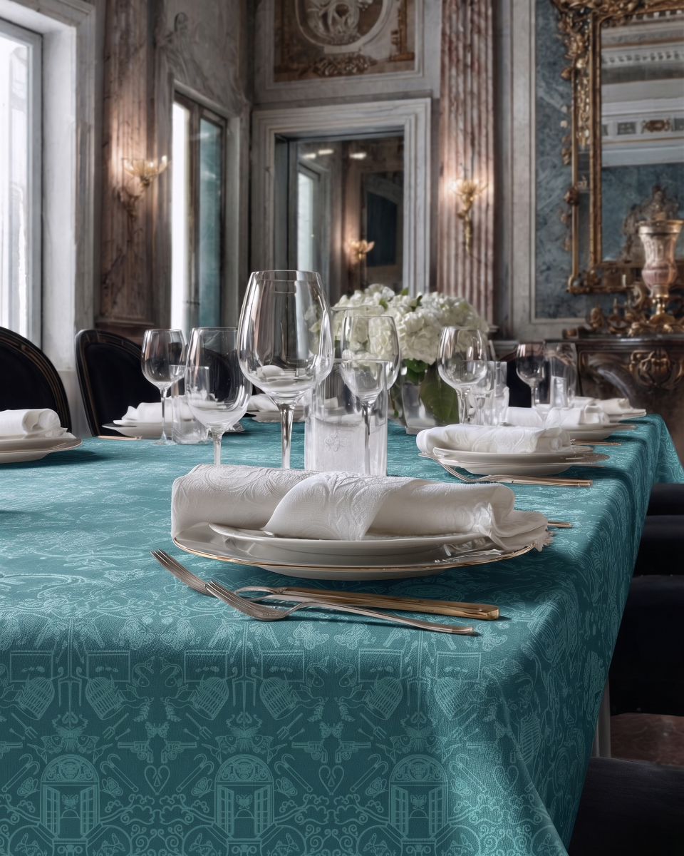 Glass Wall Tablecloth