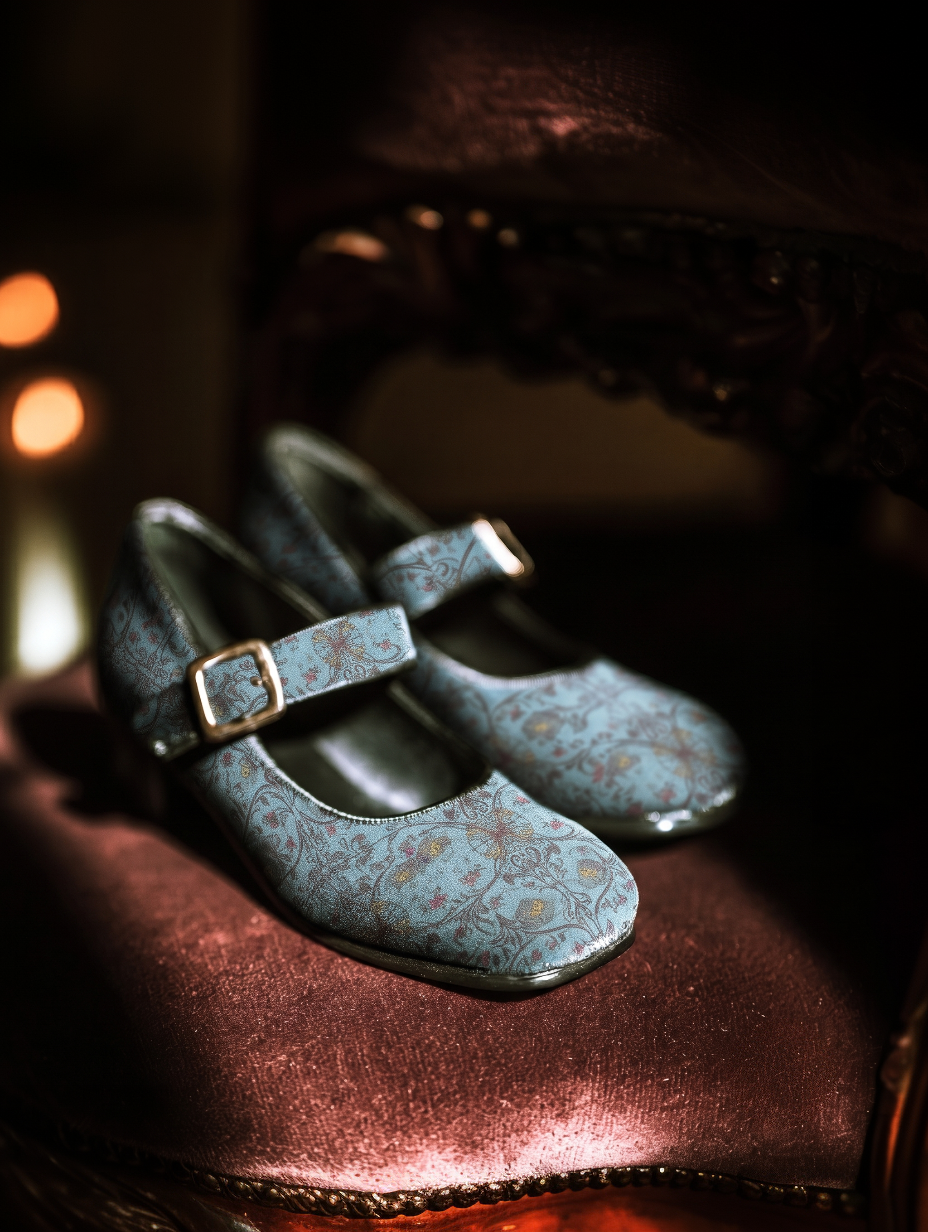 Pattern Mary Jane Shoes