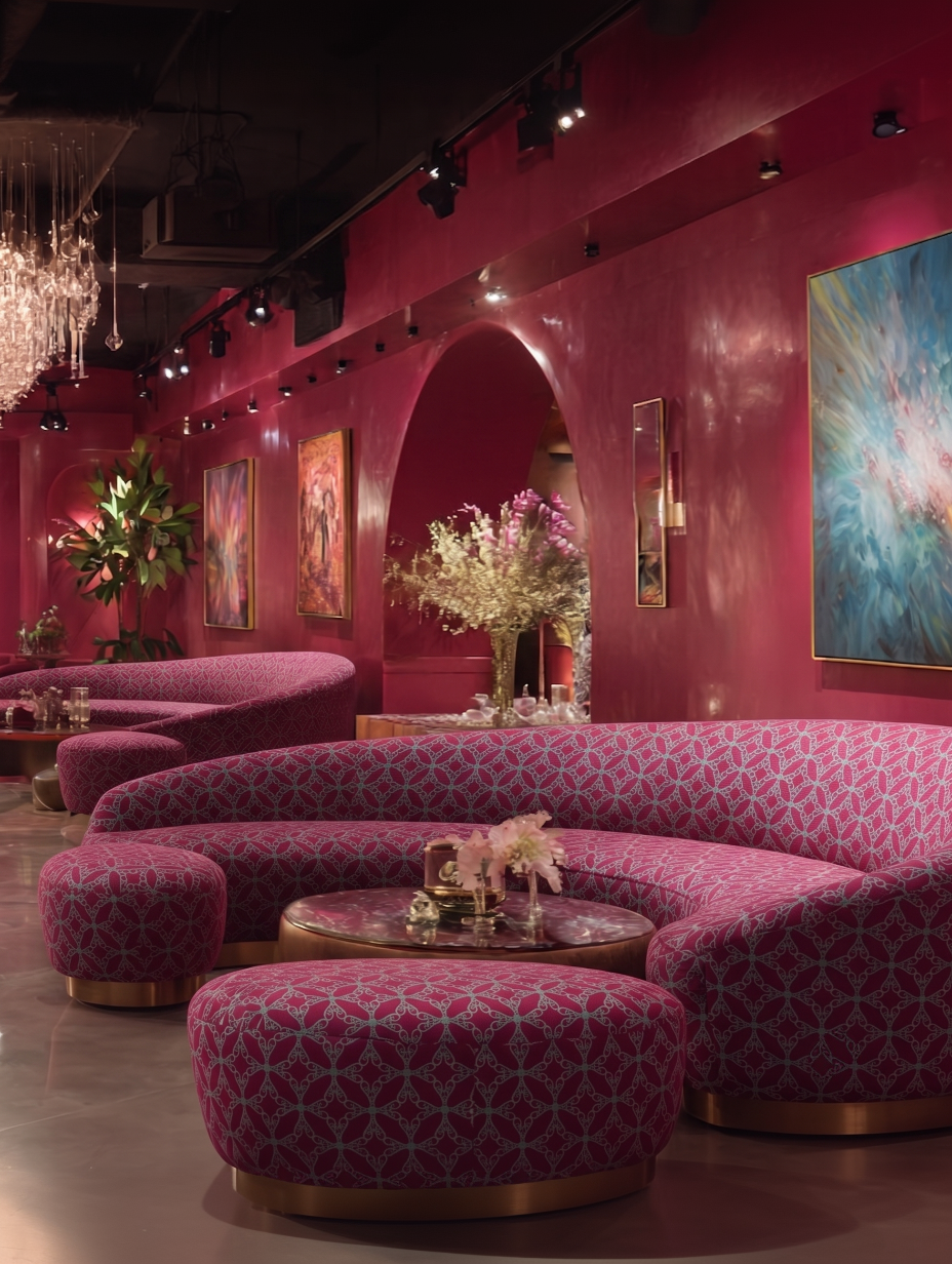 Pink Gallery Sofa