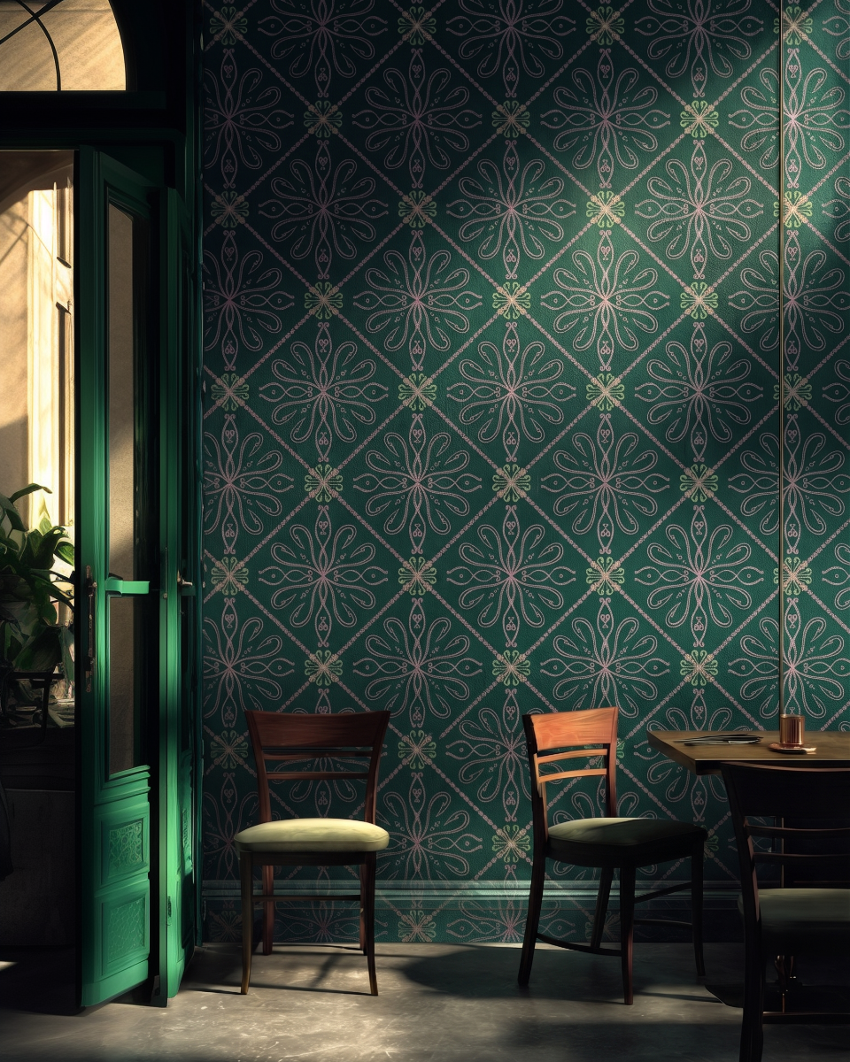 Green hook wallpaper